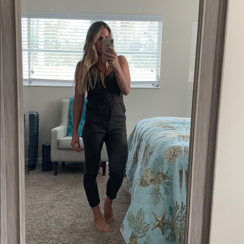 Gray jumpsuit